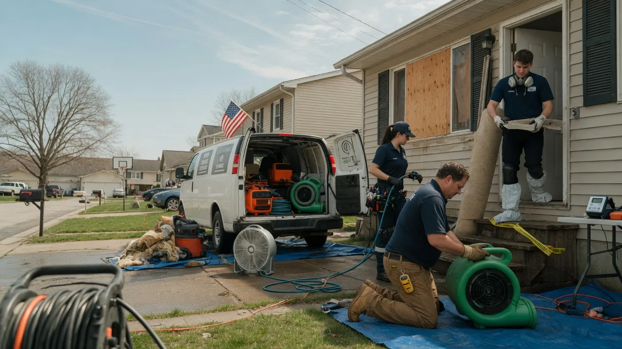 Water Damage Restoration in Kingston, OH near me